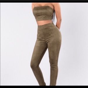 Olive fashion nova set